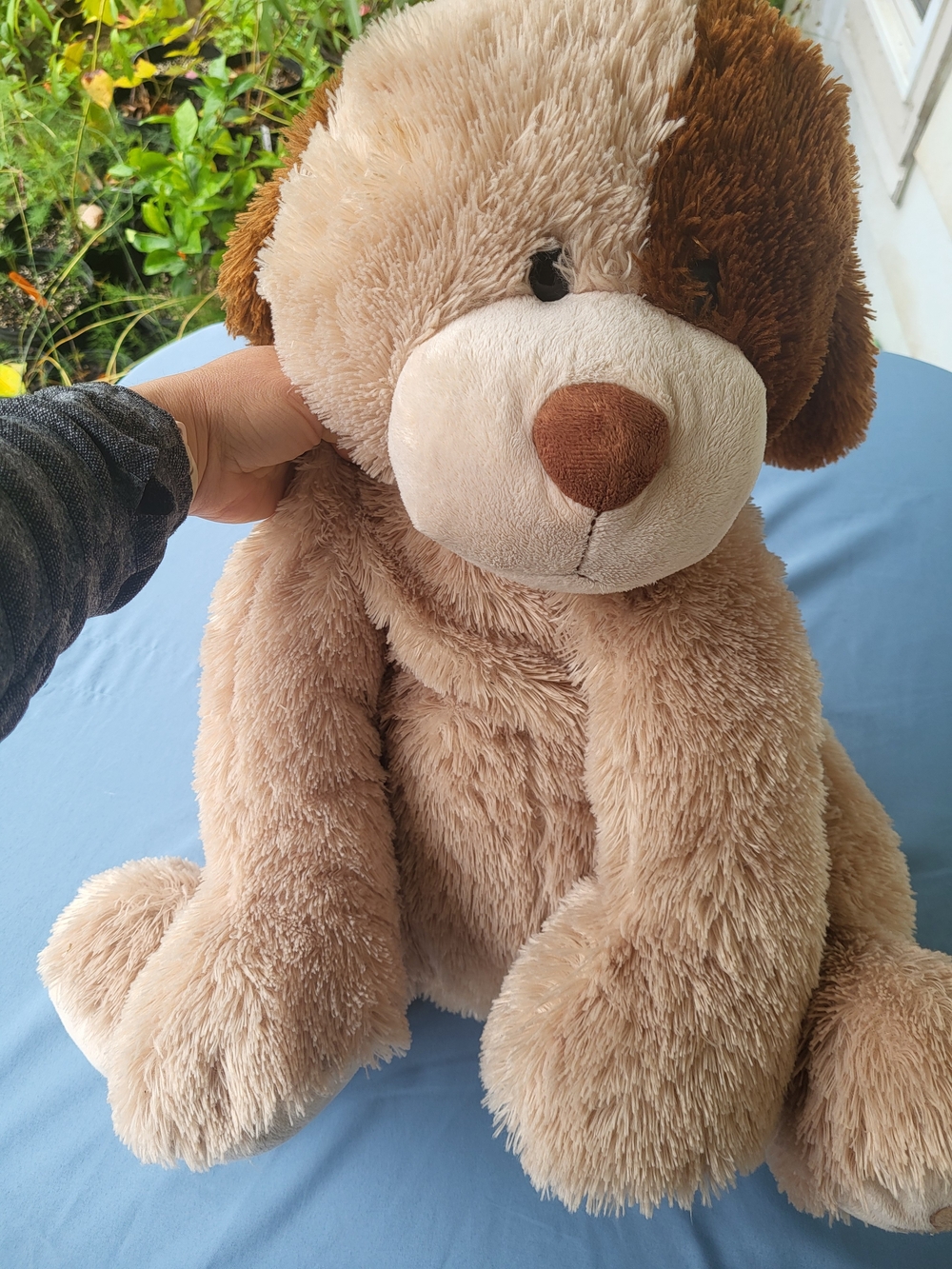 Rare Toys R Us 2009 Floppy Brown Puppy Hound Dog Large Floppy 22” Long Plush